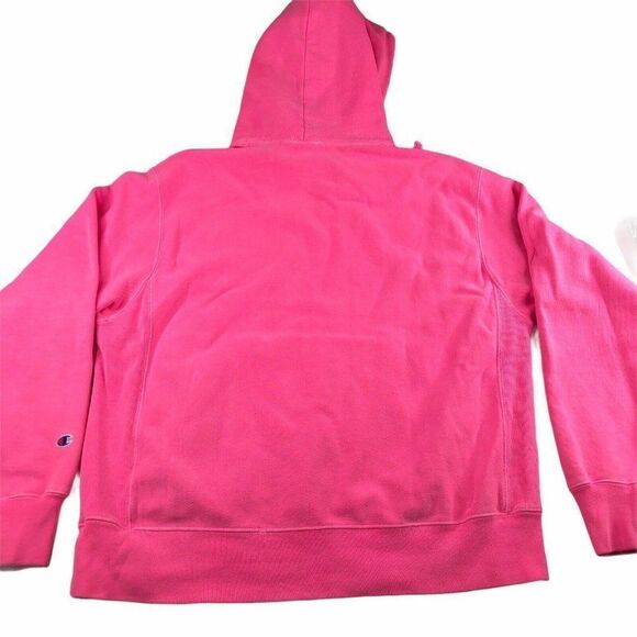 Champion Reverse Weave Hot Pink Boston Logo Sweatshirt Hoodie - Picture 7 of 8